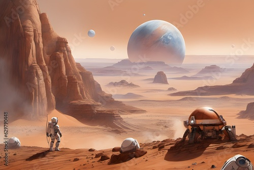 A Mars in universe that could one day be terraformed with future technology