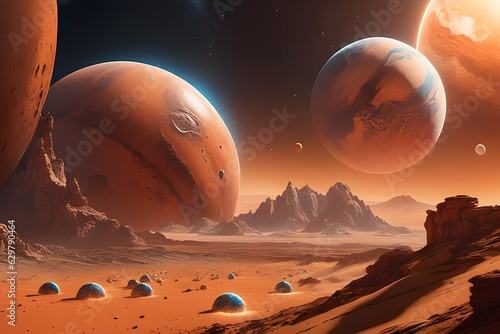 A Mars in universe that could one day be terraformed with future technology