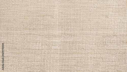 Beige linen fabric texture cloth, stitch seamless pattern closeup background, Tablecloth surface detail of natural cotton textile for fashion material in modern design