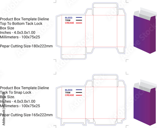 Product Box, Template, Dieline Box Design,  cardboard, box template, layout box, cosmetic box,