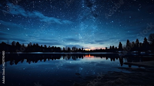 Enchanting Night Sky with Stars and Constellations