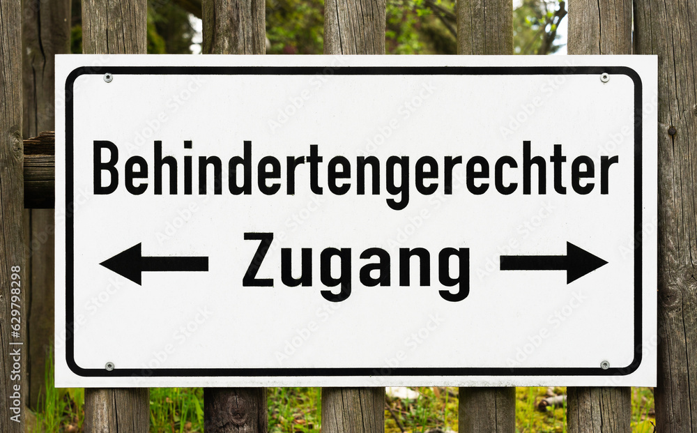 Behindertengerechter Zugang