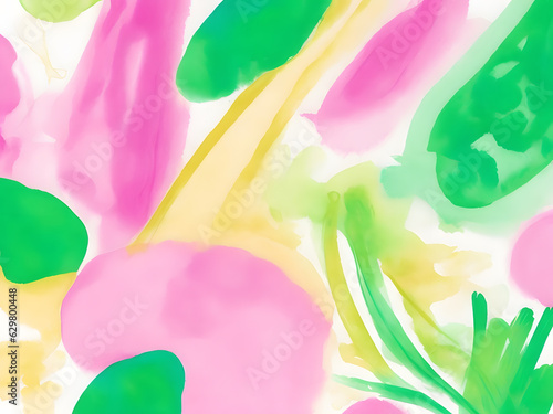 abstract watercolor flower floral pattern natural spring inspiration