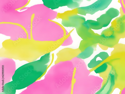 abstract watercolor flower floral pattern natural spring inspiration