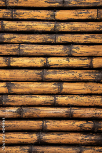 bamboo wall texture or background.  