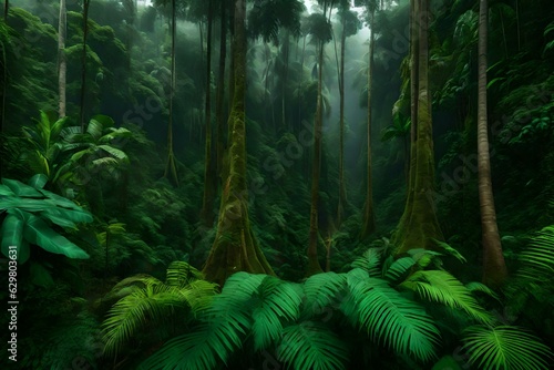 rain forest in the jungle