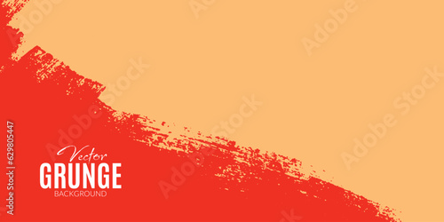 vector abstract dirty grunge distressed texture tomato red and saffron mango color background design