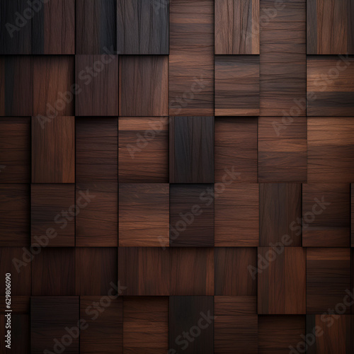 wood texture background brown wall box Ai generated