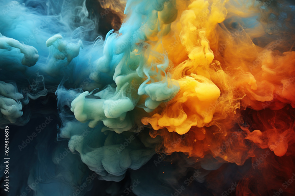 Fototapeta premium Nebula cloud illustration