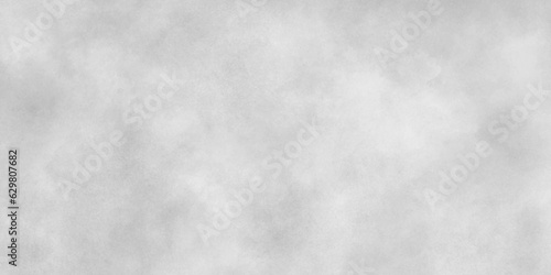 Abstract background with white paper texture and white watercolor painting background , Black grey Sky with white cloud , marble texture background Old grunge textures design .cement wall texture . 