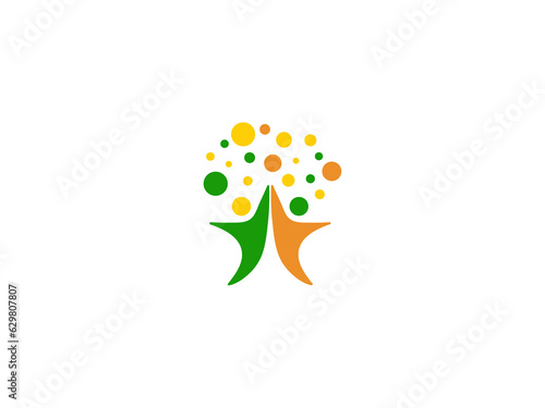 Logos with children s themes can be used for companies in the field of children s education  maternal and child health  etc 