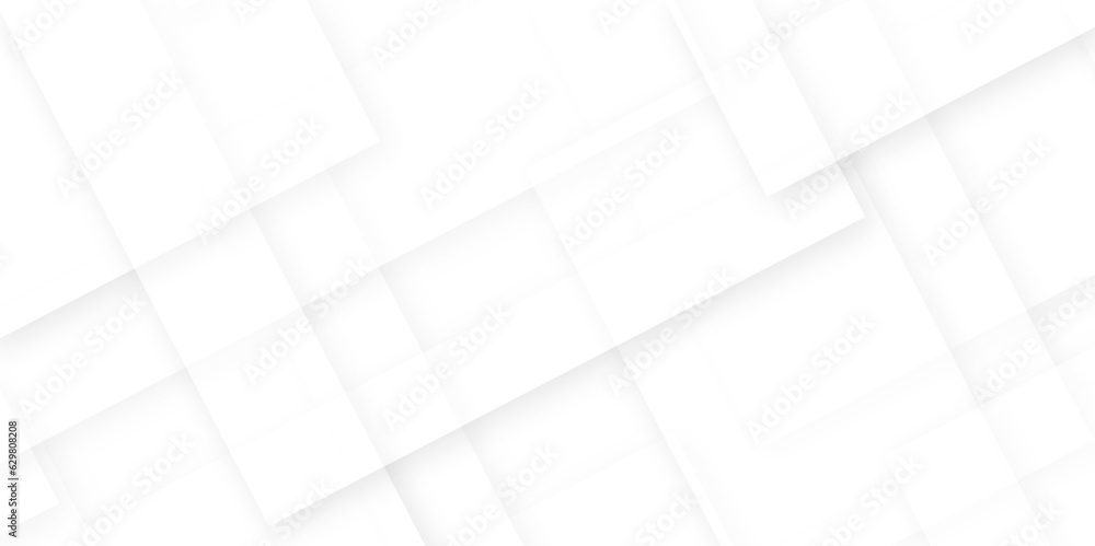 Abstract background with white and gray color technology modern background design . Geometric background with squares in bright light with soft shadows as pattern. Template for branding business . Abstract background with white and gray color technology modern background design . Geometric background with squares in bright light with soft shadows as pattern. Template for branding business .