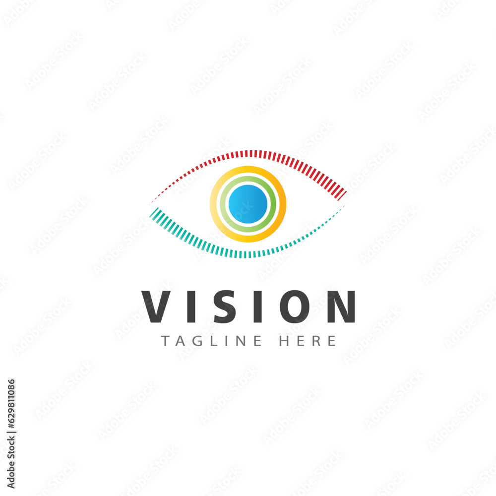 Eye logo vector illustration business element and symbol design Eye logo vector illustration business element and symbol design