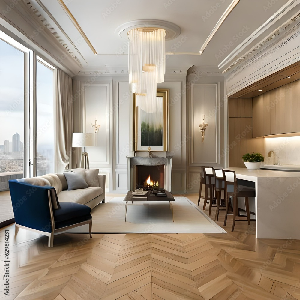 home interior office drawing room generative by AI technology home interior office drawing room generative by AI technology