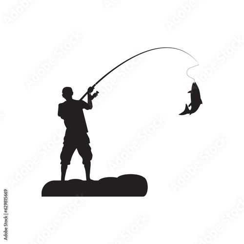 fishing man icon