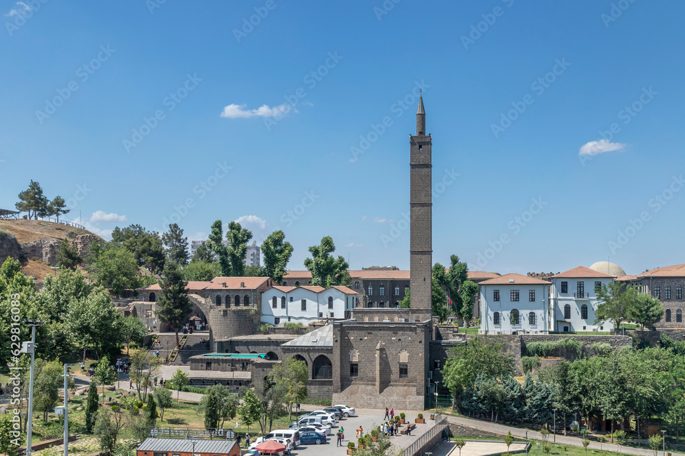 View of Hazreti Suleyman Mosque in Diyarbakir, 19 june 2023, Turkey,