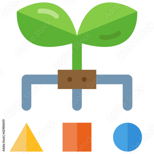 management flat icon
