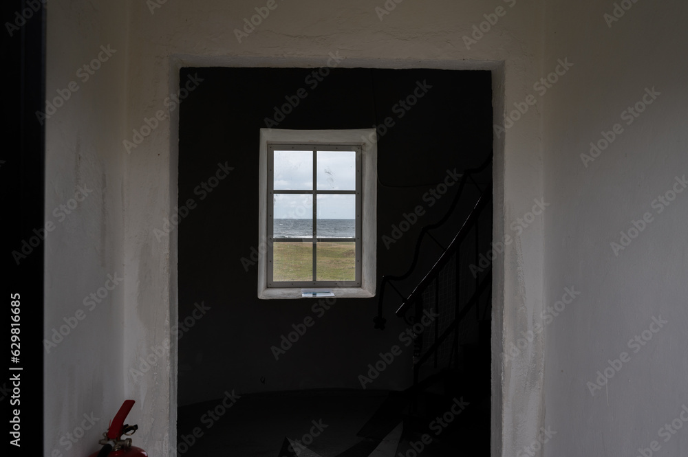 Fototapeta premium window in the dark room