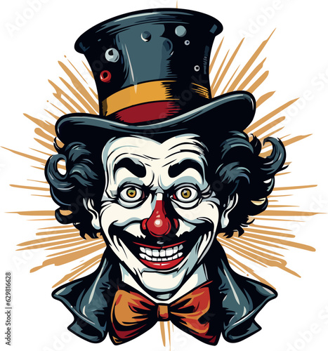 clown colorato 01