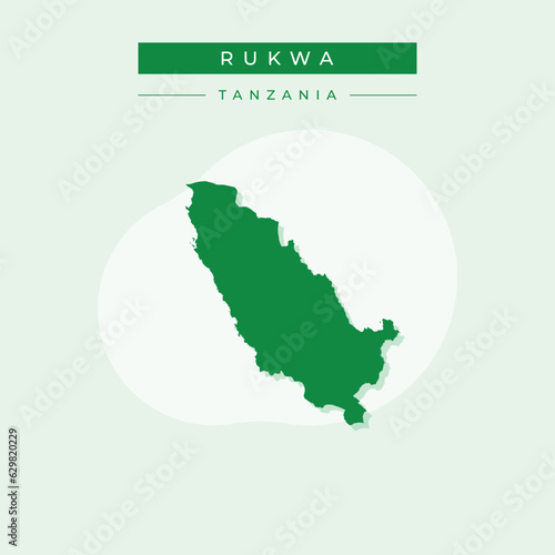 Vector illustration vector of Rukwa map Tanzania