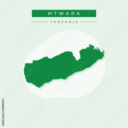 Vector illustration vector of Mtwara map Tanzania