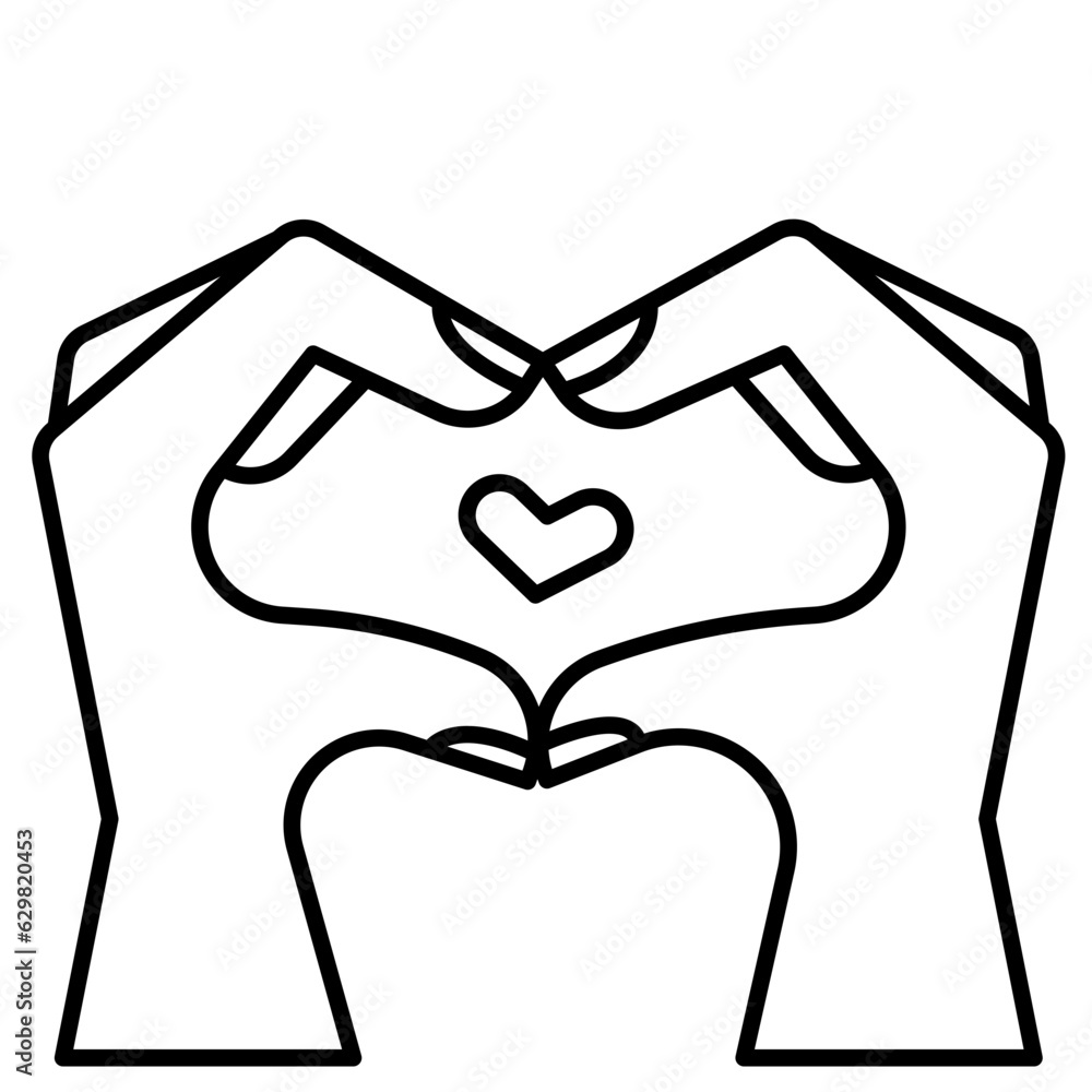 heart line icon heart line icon
