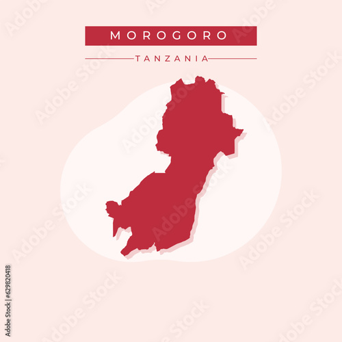 Vector illustration vector of Morogoro map Tanzania