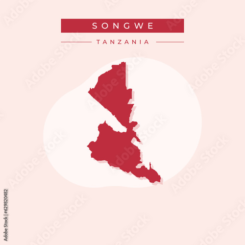 Vector illustration vector of Songwe map Tanzania