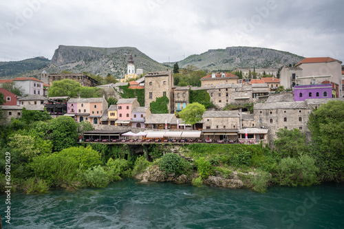 Obraz na płótnie Old Town of Mostar - Bosnia and Herzegovina w salonie