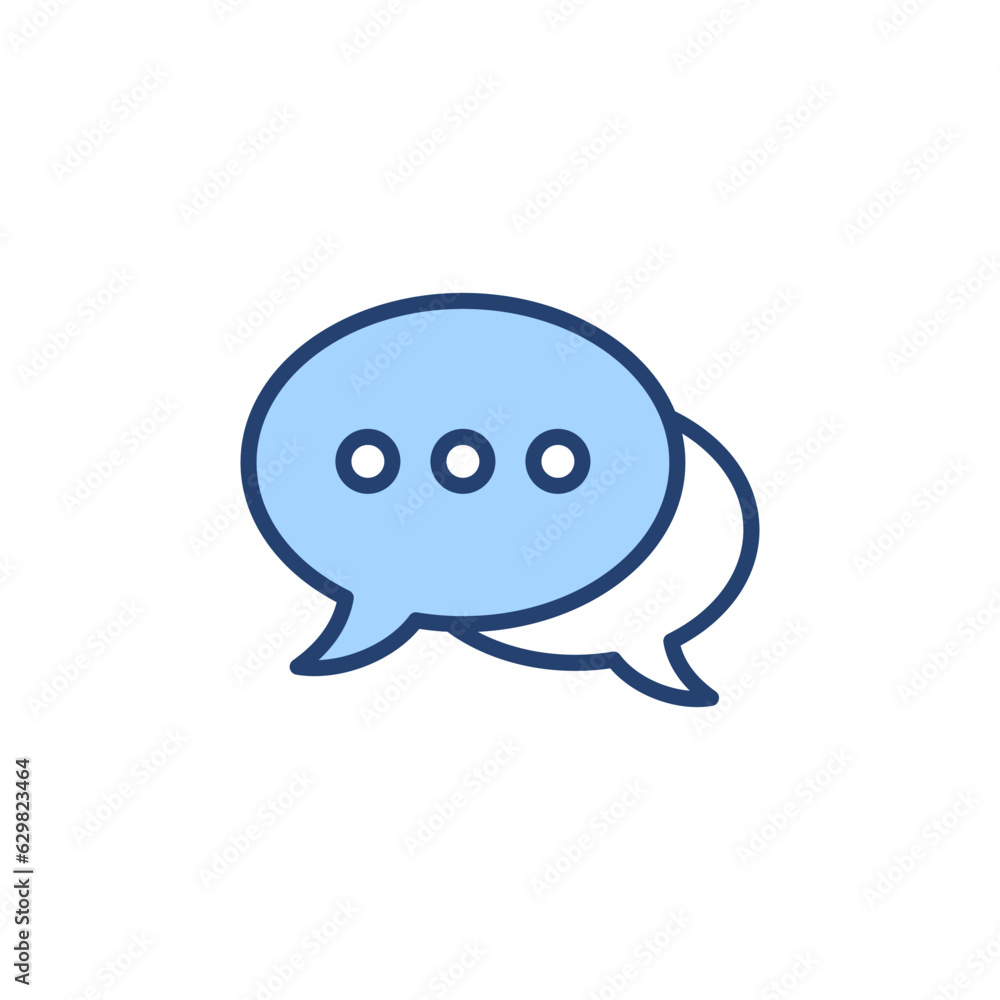 Chat icon vector. speech bubble sign and symbol. comment icon. message Chat icon vector. speech bubble sign and symbol. comment icon. message