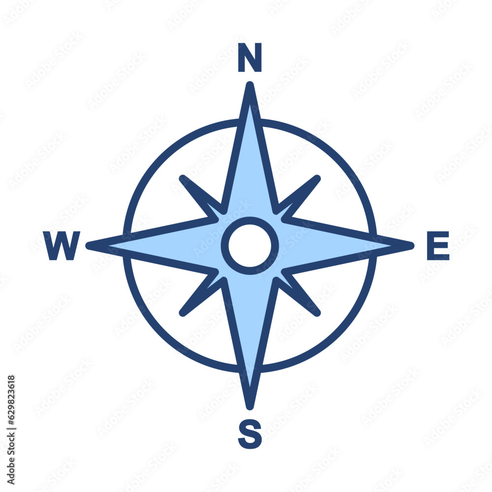 Compass icon vector. arrow compass icon sign and symbol Compass icon vector. arrow compass icon sign and symbol