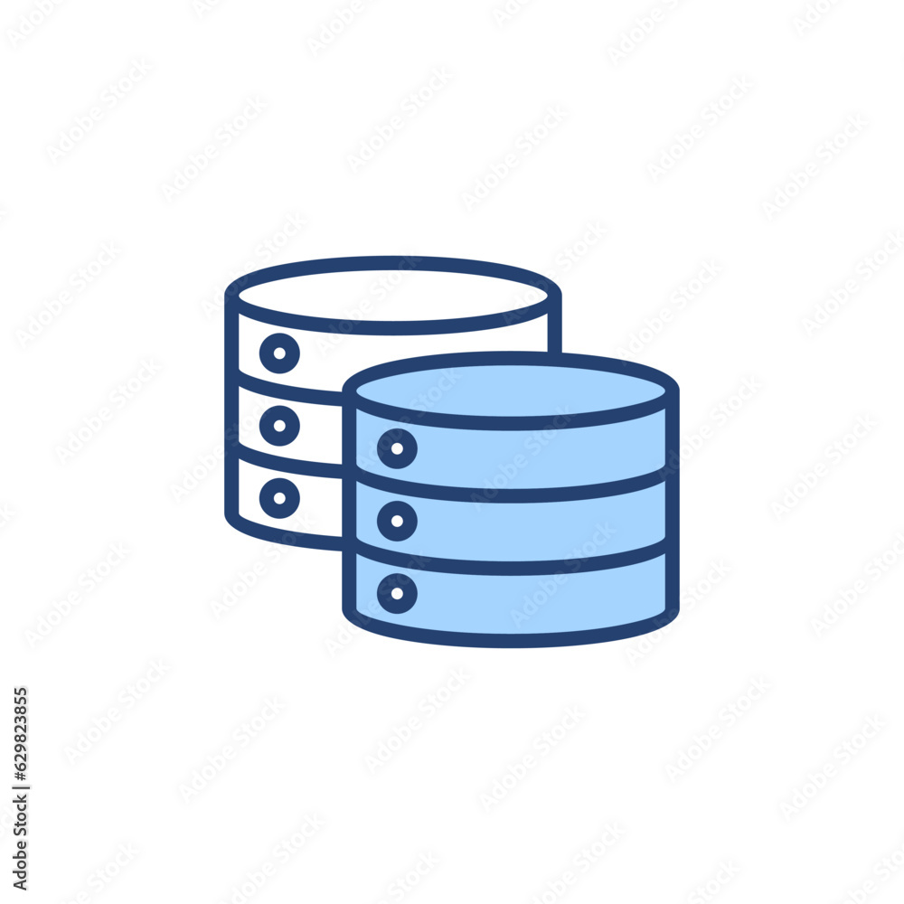 Database icon vector. database sign and symbol Database icon vector. database sign and symbol