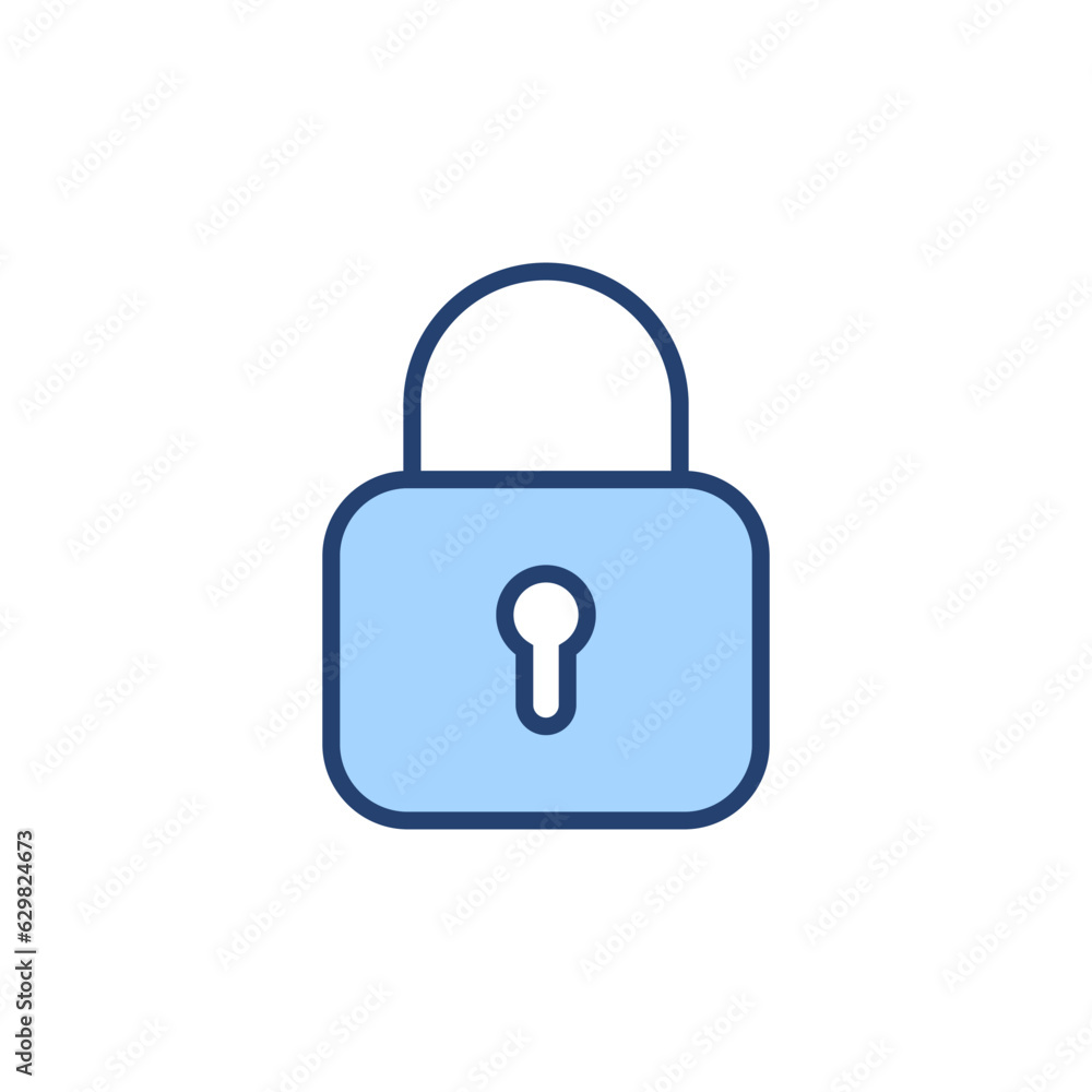 Lock icon vector. Padlock sign and symbol. Encryption icon. Security symbol Lock icon vector. Padlock sign and symbol. Encryption icon. Security symbol