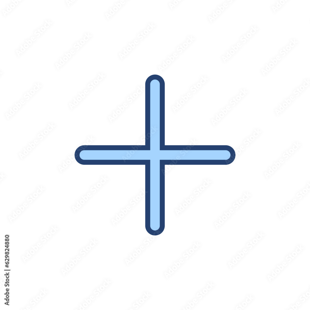 Plus icon vector. Add plus sign and symbol Plus icon vector. Add plus sign and symbol