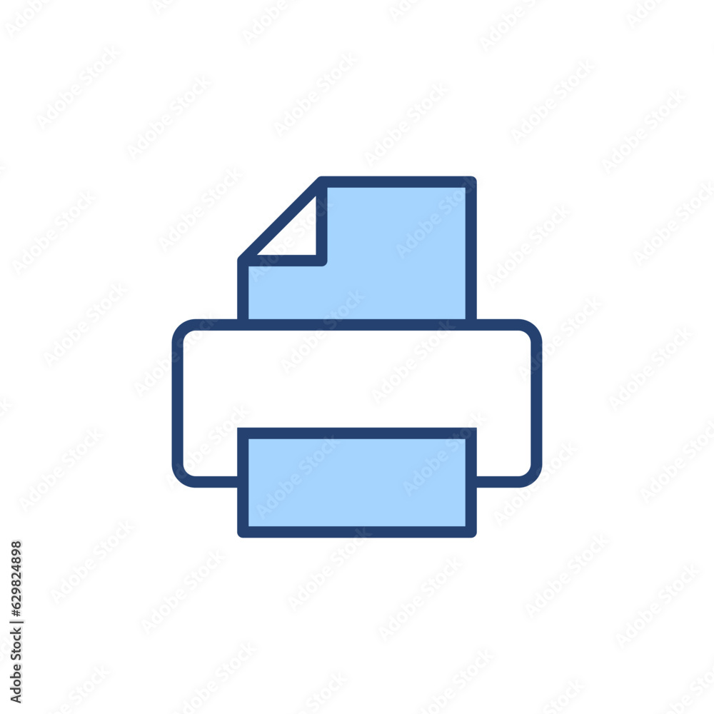 Print icon vector. printer sign and symbol Print icon vector. printer sign and symbol
