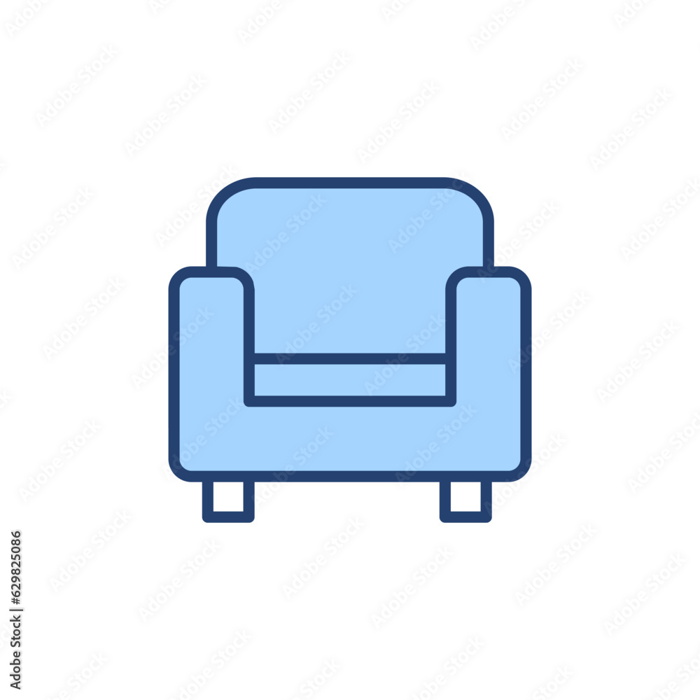 Sofa icon vector. sofa sign and symbol. furniture icon Sofa icon vector. sofa sign and symbol. furniture icon