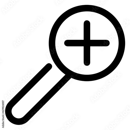 Zoom find icon symbol image vector. Ilustration of search magnifier icon image design. 