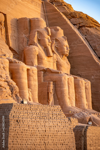 Fotografía La fiesta de los hogares del Gran Templo en los templos de Ramses II en Abu Simb