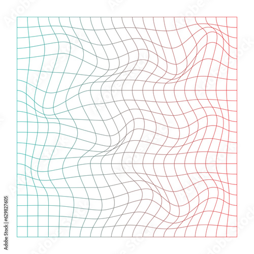 Grid Gradient Distorted