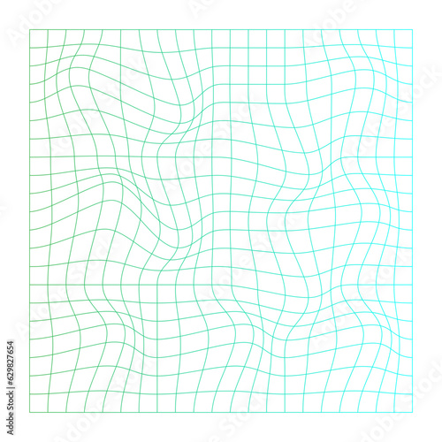 Grid Gradient Distorted