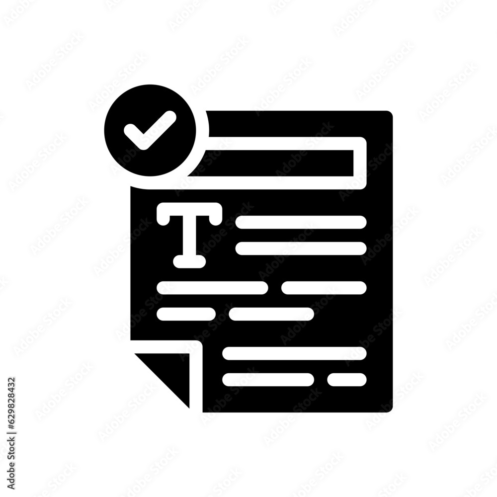 correct glyph icon correct glyph icon