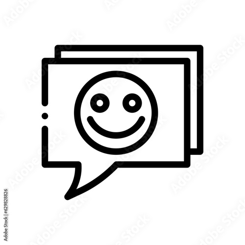 satisfy line icon