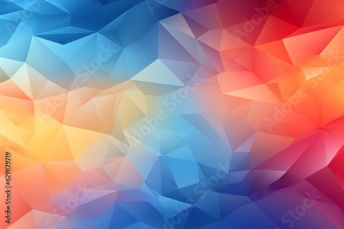 low polygon line wave gradient with vibrant color for background
