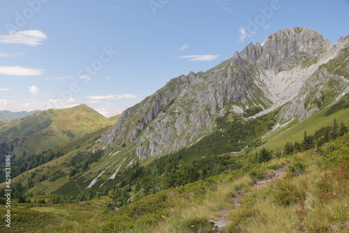 The view of Gosaukamm mountain ridge, Austria