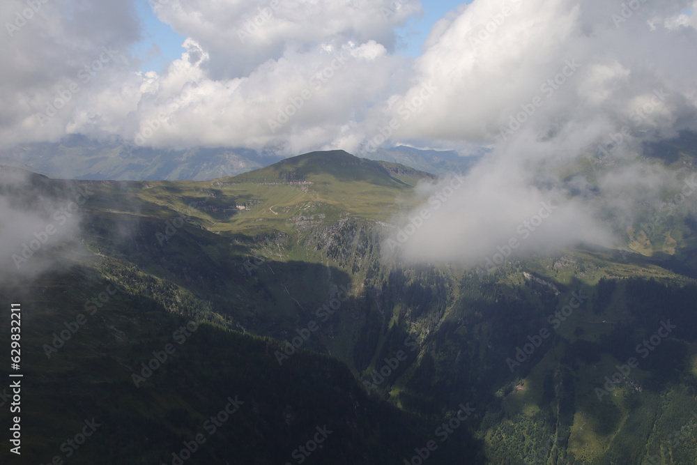 The view from Zitterauer Tisch mountain, Bad Gastein, Austria