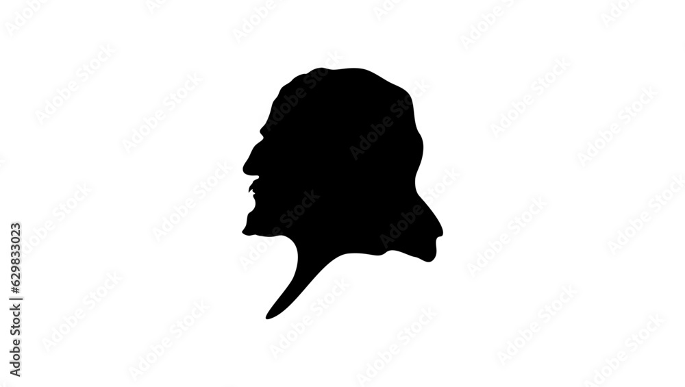 Otto von Guericke silhouette Otto von Guericke silhouette