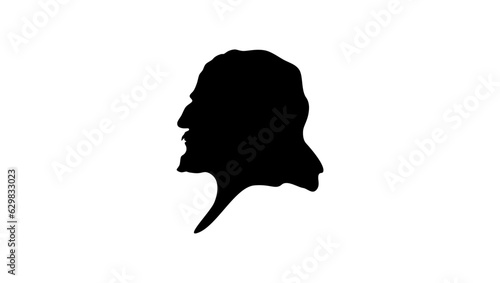 Otto von Guericke silhouette