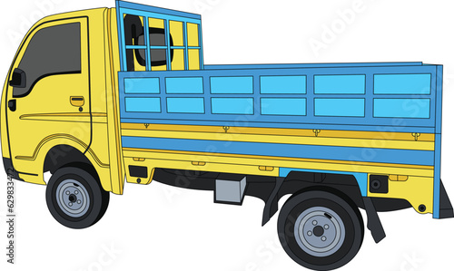 High quality truck vector and illustration