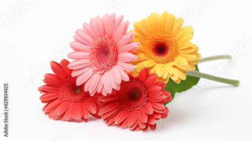 Photographie Gerbera daisy flower isolated on white background
