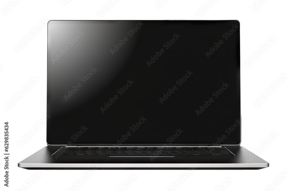 High-quality and realistic isolated laptop mockup, perfect for showcasing your designs and presentations. Ai Generative High-quality and realistic isolated laptop mockup, perfect for showcasing your designs and presentations. Ai Generative